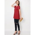 thumbnail image 5 of Made by Johnny Women's Tunic Top Casual T Shirt for Leggings S-5XL Plus Size XXL RED, 5 of 6