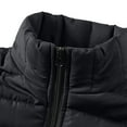 thumbnail image 5 of Huankd Mens Puffer Vest Lightweight Warm Quilted Down Sleeveless Jacket for Casual Outdoor Winter Wear Black 3XL, 5 of 5