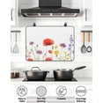 thumbnail image 5 of Stove Top Covers for Electric Stove 24x21 Inches, Spring Floral Heat Insulation Fireproof Glass Cooktop Protector, Pastoral Vintage Summer Botanical Multipurpose Countertop Stovetop Cover for Kitchen, 5 of 8