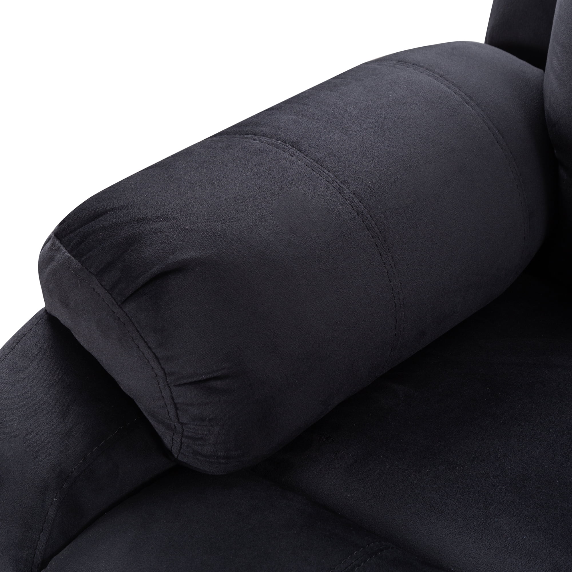 Kepooman 3-seater Manual Reclining Living Room Family Sofa Set, Sectional Recliner Sofa Set for Office, Black Recliner Chair Sofa Set for Home Kepooman 3-seater Manual Reclining Living Room Family Sofa Set, Sectional Recliner Sofa Set for Office, Black Recliner Chair Sofa Set for Home