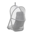 thumbnail image 3 of Greemotion Breeze Outdoor Foldable Mesh Fabric Egg Swing in Light Gray, 3 of 7