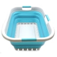 thumbnail image 1 of Cesta de lavandería SAMMART, plástico plegable, 41 L (10,8 galones), 1 of 8
