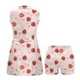 thumbnail image 4 of Yuyamidu Strawberry Daisy Tennis Golf Dress for Women Size S Moisture-Wicking Workout Golf Dresses with Shorts and Inner Pocket Anti Wrinkle Tennis Dress for Women, 4 of 7