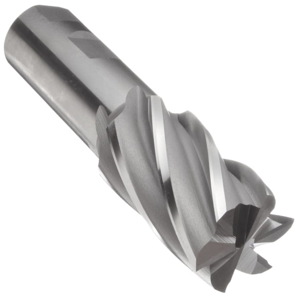 Melin Tool CC Moulin à Nez Carré en Acier Cobalt, Tige de Soude, Finition Non Revêtue (Brillante), Hélice de 30 Degrés, 4 Flûtes, Longueur Totale de 4.1250 Pouces, Diamètre de Coupe 0.8125 Pouces, Diamètre de Tige 0.75 Pouces