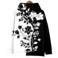 thumbnail image 5 of Bovemsi Sweatshirt for Women Retro Fashion Print Loose Large Sized Casual Long Sleeved Hoodie Comfort Hoodie, 5 of 9