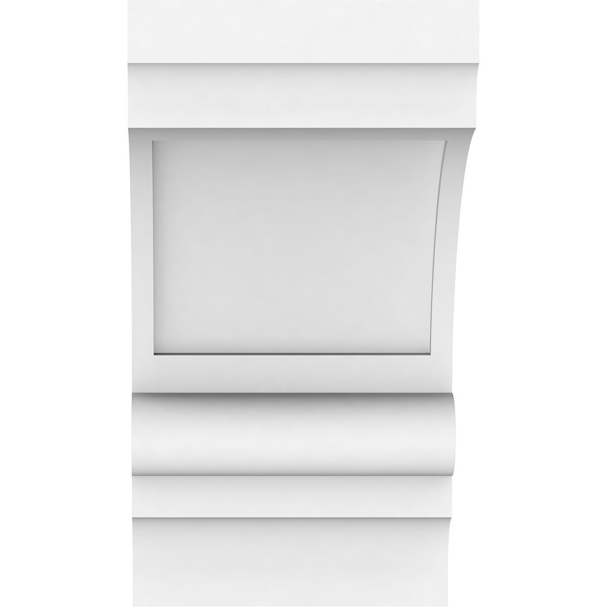 5"W x 6"D x 10"H Standard Diane Architectural Grade PVC Corbel