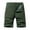 Army Green, variant on gakvov Cargo Pants For Men Plus Size Cargo Pants For Men Casual Pure Loose Fit Zipper Button Multi-Pocket Overalls Straight Leg Pants Outdoor Camouflage Cargo Shorts