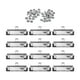 thumbnail image 4 of 12 clips para portapapeles, soporte para placa de papelería, hardware de 3,94 pulgadas, clips para tablero de archivos de con resorte de Zulema Clips de portapapeles montables, 4 of 8