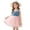 Pink, variant on Babcutegg Cute Denim Skirt With Floral Mesh Overlay, Sleeveless Cowboy-Style Dress And Matching Hat For Young Girls Pink Size 6