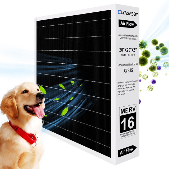 2025 New X7935 MERV 16 Air Filter Bundle,Carbon Clean Healthy Climate,Replacement Filter Media for HCC14-23 Lennox & Honeywell FC100A1011/FC200E1011,