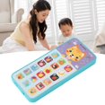 thumbnail image 1 of Baby Cell Phone Toy, Toddler Play Phone With 18 Buttons 6 Modes, Multifunction Early Education Simulation Phone, Multi Sound Effects Toys For 1 Year Old Babies, USB Charging, 1 of 8