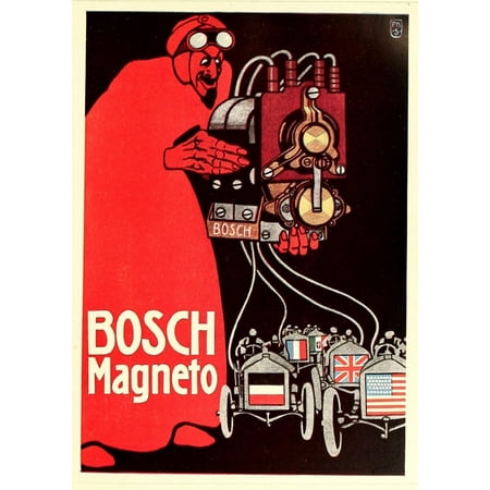 This old Bosch ignition poster is very german, and I dont know why