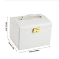 thumbnail image 2 of PU Leather Drawer Jewelry Storage Box for Necklaces Bracelets Earrings Rings Storage, 2 of 7