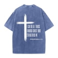 thumbnail image 6 of Christian T Shirts for Men 2026 Summer Casual Short Sleeve Crewneck Washed Vintage Shirt Christian Cross Graphic Tees, 6 of 7
