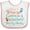 White and Pink, variant on Inktastic Ham Radio Operator Like Daddy Boys or Girls Baby Bib