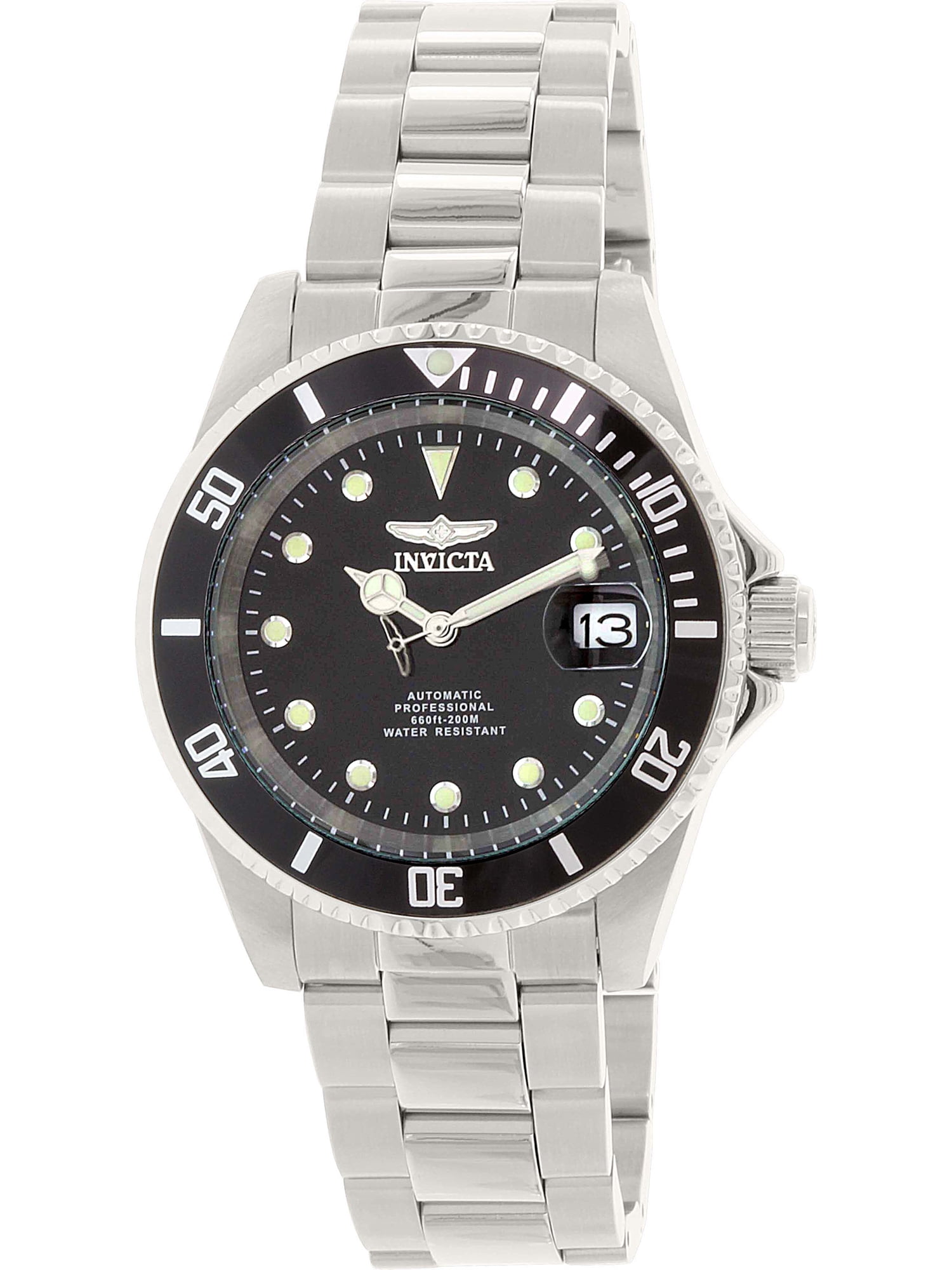 Invicta Invicta Men's Pro Diver 17044 Silver StainlessSteel Plated Japanese Automatic Dress