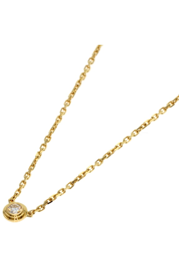 Pre-Owned Cartier Damour Mini Diamond Necklace, 18K Yellow Gold, Women's (CARTIER)