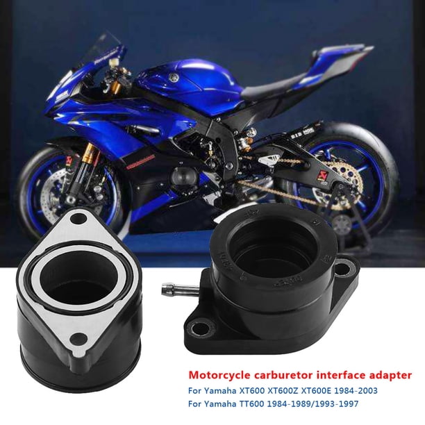 motocicleta ingesta Interfaz para carburador Carb adaptador pegamento Colectores Outlet Conector conjunta para Yamaha XT600?xt600z xt600e 1984?–?2003?2?unidades Ecomeon no