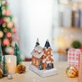 thumbnail image 6 of dajkiuy Christmas Village House Decor, Light up Resin Houses Christmas Houses Figurines for Christmas Garden Home Indoor Room Table Decor, 6 of 6