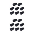 thumbnail image 2 of Eigraketly 8 Uds. Cubierta de puntas de goma resistente al desgaste para bastones de cabeza de bastones protectores tapas ligeras antideslizantes Como se muestra 2piezas, 2 of 6