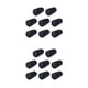 thumbnail image 1 of Eigraketly 8 Uds. Cubierta de puntas de goma resistente al desgaste para bastones de cabeza de bastones protectores tapas ligeras antideslizantes Como se muestra 2piezas, 1 of 6
