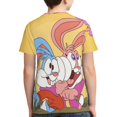 thumbnail image 2 of Tiny Toons Looniversity Cartoon Teen T-Shirt Crewneck Short Sleeve Double-Sided Print Summer Tee Shirts Top For Youth Boys Girls Children Medium, 2 of 7