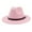 Pink, variant on WTXUE Fedora Hat Wide Brim Hat Hat with Belt Men Women Unisex Festival Spring Winter Wedding Prom Hat Flat Cap Cooling Hat Outdoor Hat Army Green One Size