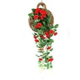 thumbnail image 5 of Dalrosia Artificial Hanging Flowers Artificial Rose Vine Hanging Plants Artificial Flower for Home Room Garden Wedding Indoor Outdoor Decoration, 5 of 7
