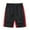 Black, variant on Mens Shorts Surf Beach with Pockets Elastic Waist Summer Patchwork Drawstring Red Swimwear Size 3XL