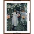 thumbnail image 5 of Art.com Carnation, Lily, Lily, Rose Giclee Print by John Singer Sargent, Brown Frame Wall Art, 23" x 29", 5 of 5