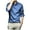 Blue, variant on Men's Satin Luxury Dress Shirt Slim Fit Wrinkle Free Dress Shirts Casual Dance Party Long Sleeve Plus Size Prom Shirts on