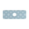 thumbnail image 7 of Yayeee Faucet Mat for Kitchen Sink 14.7" Diatomite Long Splash Guard Pad, Gray Snowflake, 7 of 7