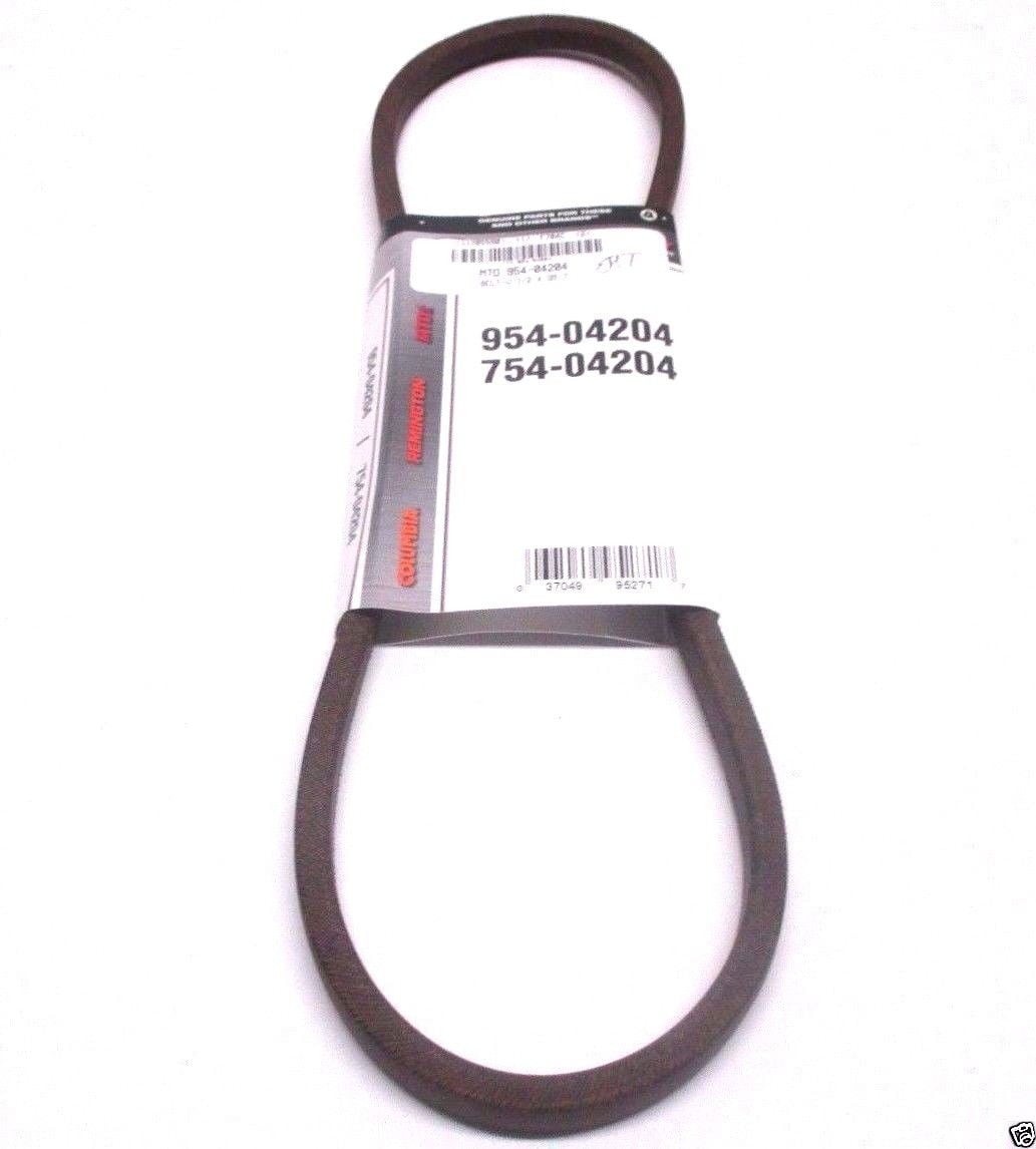 Genuine MTD 95404204 Auger Belt Fits Troy Bilt Yard Machines Bolens