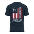 thumbnail image 4 of CIENVNSTG Men's Independence Day Patriotic T-Shirt 1776 Vintage Flag Print Short Sleeve Crewneck Tops USA 250 Anniversary Tees for Home Rest And Outdoor Casual Wear Navy XXL, 4 of 4