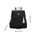thumbnail image 3 of JZCHUNTOY Backpack 1 Piece, Anti-Theft Dual-Use Backpack, Fashionable Soft Leather Large Capacity Travel Backpack, Lightweight Commuter Bag for Daily Use & Travel, 3 of 6