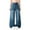 Dark Blue, variant on LIJCC Teen Girls Casual Baggy Jeans Wide Leg Loose Denim Pants Button Front Zipper Denim Trousers Street Style Denim Pants(Grey,14-15 Years)