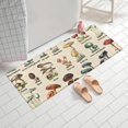 thumbnail image 2 of Colorful Mushroom Label Light Pattern Bathroom Rugs Mat,Non Slip Microfiber Bathroom Rug,Rubber Backing,Soft Bathroom Mats for Bathroom Floor,Tub and Shower,60x24in(150x60cm), 2 of 4