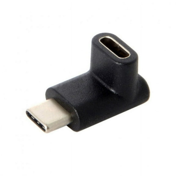 Chenyang CY 90 Degree Up or Down Angled Reversible USB 3.1 Type-C Male to Female Extension Adapter for Laptop Phone Cable