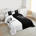 thumbnail image 3 of Feelyou Fashion Couple Crown Full Size Comforter Sets, Valentine's Day Bedding Sets, 3pcs, 3 of 8