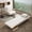 White, variant on Montary Space - Saving Convertible Folding Sofa Bed: Adjustable Backrest with Pillow, Comfortable Single Sleeper for Living Room, Bedroom & Office (Dark Blue)