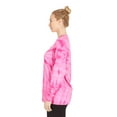 thumbnail image 4 of DARESAY Tie Dye Style Long Sleeve T-Shirt Men Women - Fun, Multi Color Tops, 4 of 6