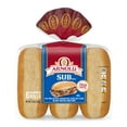 thumbnail image 6 of Arnold Sub Rolls, 6 count, Plain Sandwich Rolls, 15 oz Bag, 6 of 7