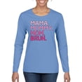 thumbnail image 2 of Wild Bobby Mama Mommy Mom Bruh Girl Mom Women Graphic Long Sleeve Tee, 2 of 6
