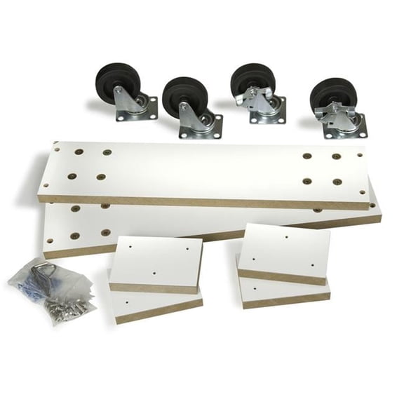 Optional Caster Kit for Slatwall 4-Way Merchandiser (Pack of 1)
