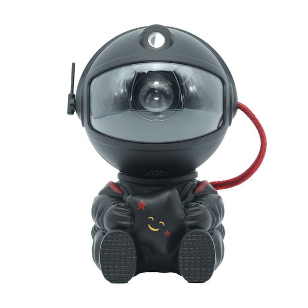 Seitruly Proyector de cielo estrellado, portátil, encantador, recargable, LED, ángulo ajustable, dormitorio, luz nocturna, equipo de máquina de Electrónica Estrella negra