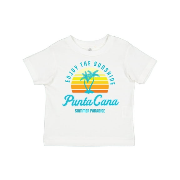 Inktastic Enjoy the Sunshine Punta Cana Summer Paradise Boys or Girls Toddler T-Shirt