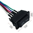 thumbnail image 3 of Car Interior Power Window Control Switch Button with Professional Modification Indicator Automotive Controller Replacement Part Maintenance Accessory Green, 3 of 6