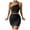 Black dresses for women 2023, variant on Dresses for Women Party Club Sexy Cut-out Bodycon One Shoulder Strap Mini Dresses Slash Neck Sleeveless Color Patchwork Summer Short Formal Dress Gray XL