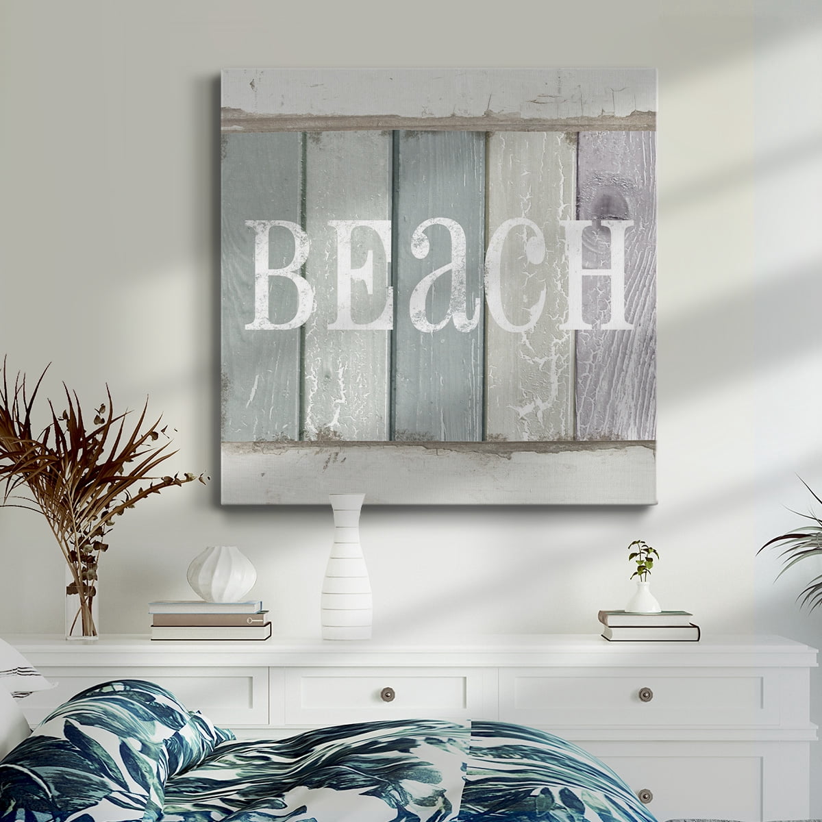 Wexford Home Beach Sign IV-Premium Gallery Wrapped Canvas, 24" x 24" - Ready to Hang