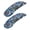 Boho Floral-Blue, variant on LedBack Flower Print Stretchy Chair Slipcovers Set of 2, High Elastic Soft Floral office Chair Armrest Covers for Swivel Chairs Armrest Chairs Arms